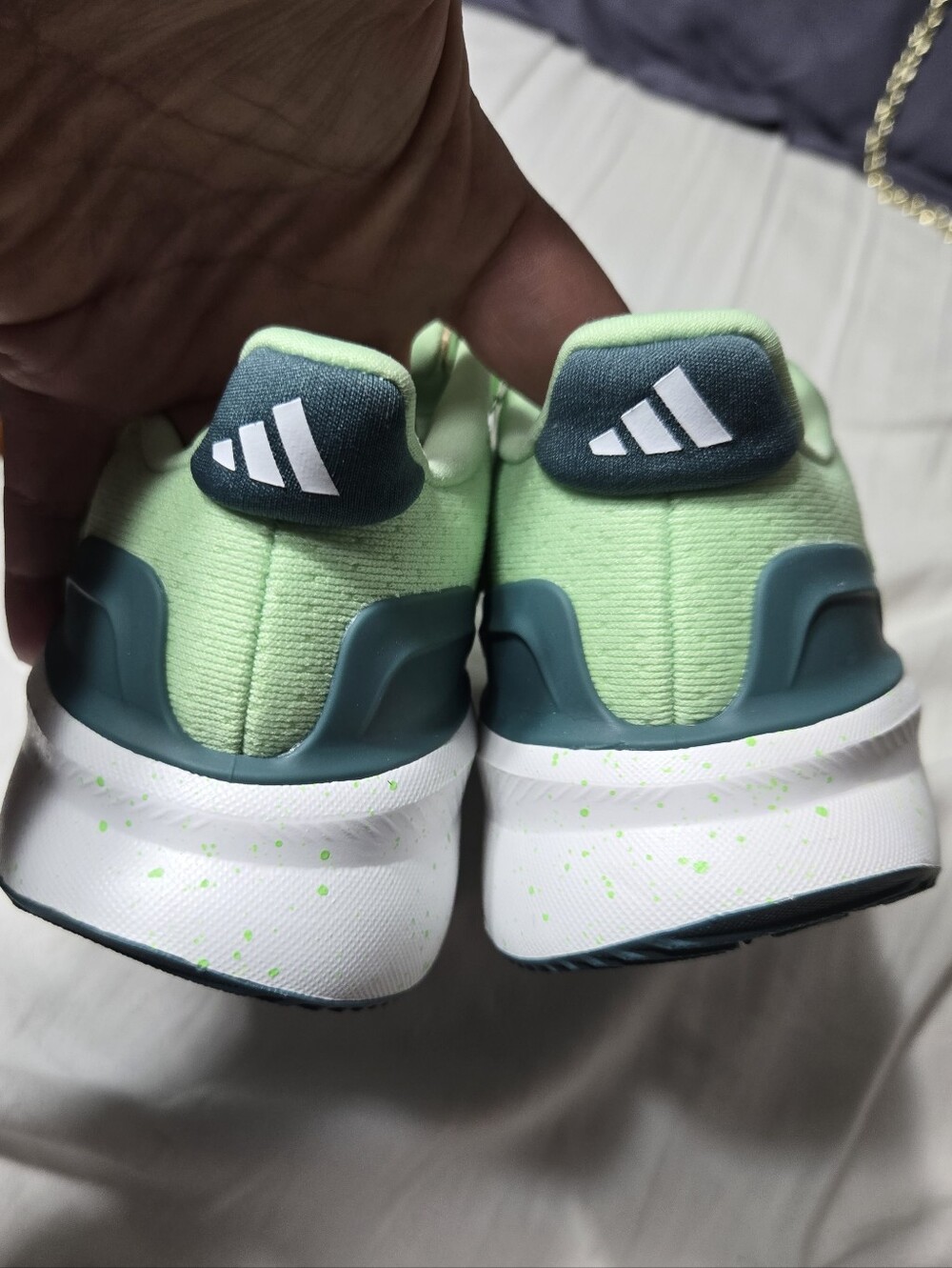 Adidas Ultrarun 5 Junior Green Sz 4 Youth NWT - Picture 8 of 8
